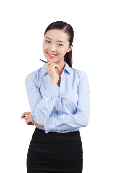 Retrato Una Mujer Negocios —  Fotos de Stock