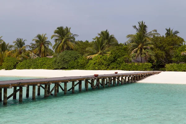 Paisaje Maldivas Lugar Viaje Fondo — Foto de Stock