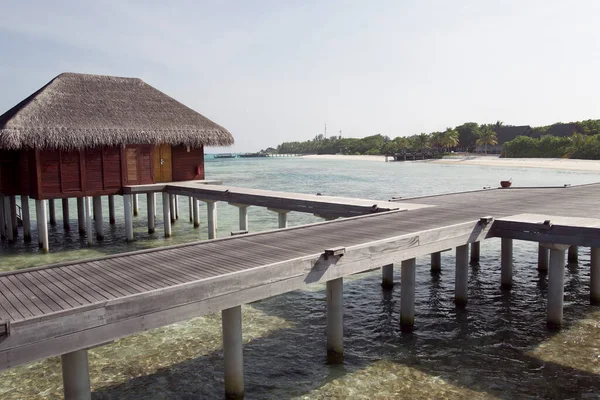 Die Landschaft Der Malediven Reiseort Hintergrund — Stockfoto