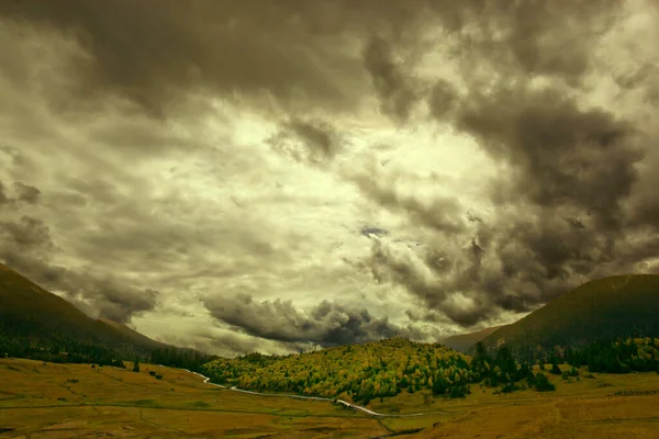 Nuvens Tibete Sobre Natureza Paisagem Fundo — Fotografia de Stock