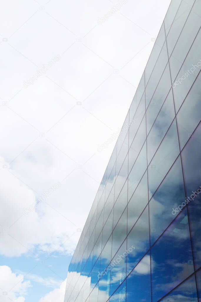 glass screen on background, close up