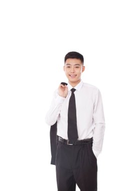 Genç iş adamının portresi