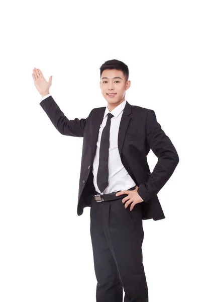 Businessman White Background — Stock Photo, Image