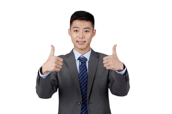 Businessman Thumbs — Stock Photo, Image