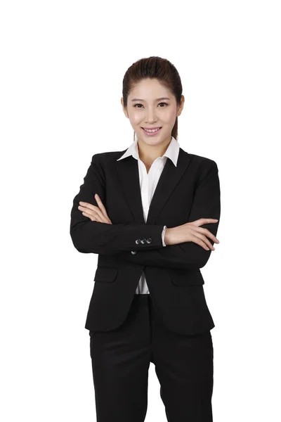 Retrato Una Mujer Negocios — Foto de Stock