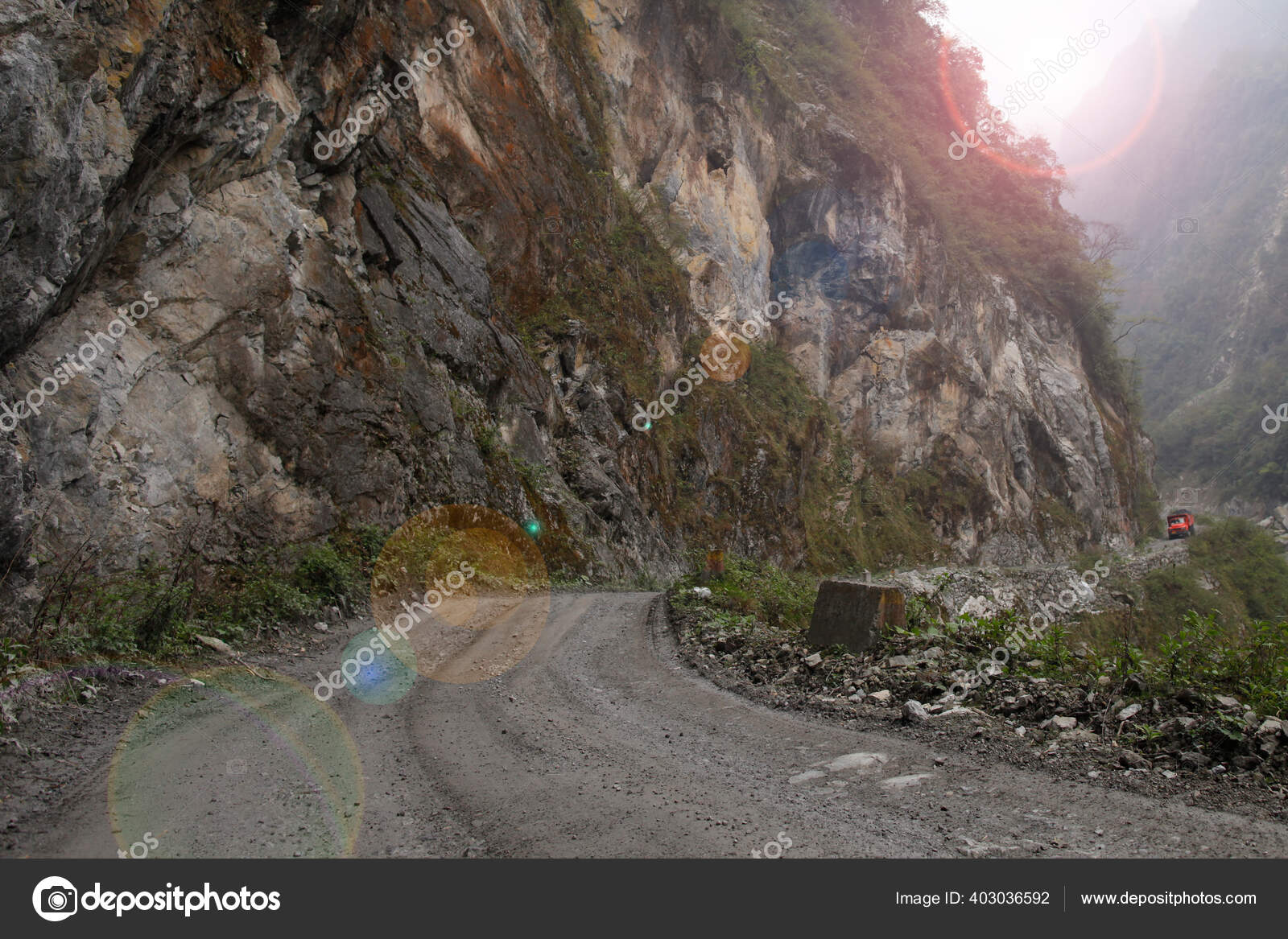 Beautiful Road Nature Background — Stock Photo © eastfenceimage #403036592