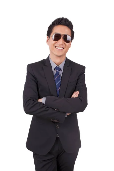 Homem Negócios Com Óculos Sol — Fotografia de Stock