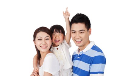 Genç bir ailenin portresi