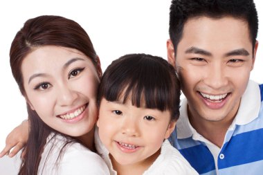 Genç bir ailenin portresi