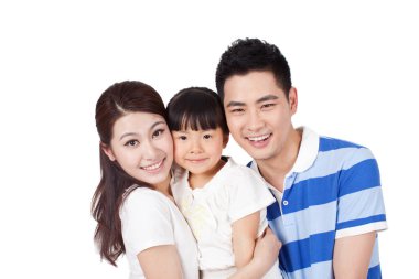 Genç bir ailenin portresi