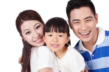 Genç bir ailenin portresi