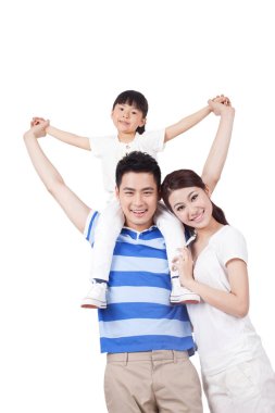 Genç bir ailenin portresi