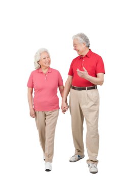 	Portrait of senior couple	 clipart