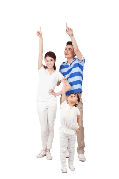 Retrato Uma Família Jovem — Fotografia de Stock