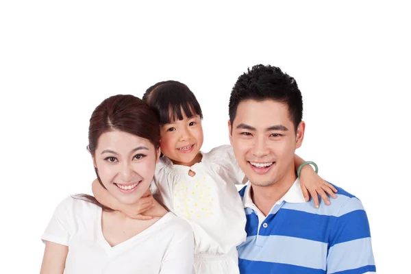 Retrato Una Familia Joven —  Fotos de Stock