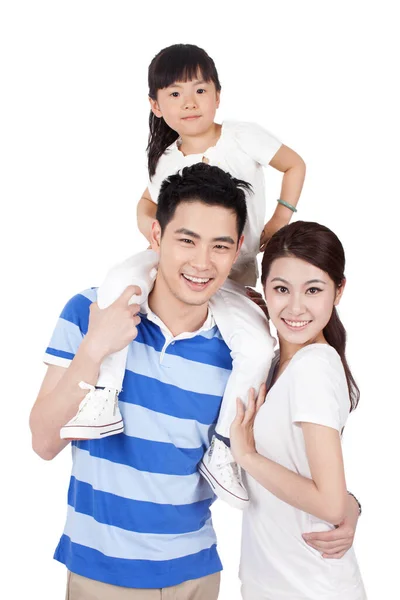 Portrait Young Family — Stock Photo, Image