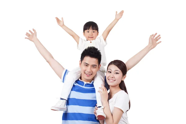 Portrait Young Family — Stock Photo, Image