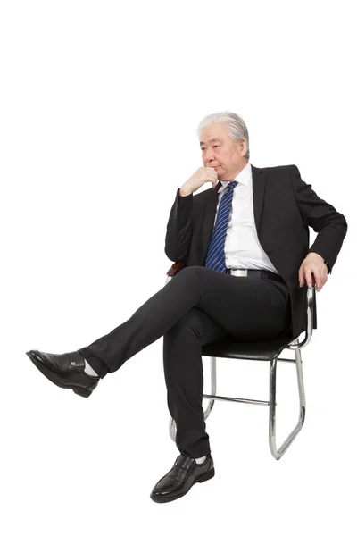 Portrait Senior Businessman — Stock Photo, Image