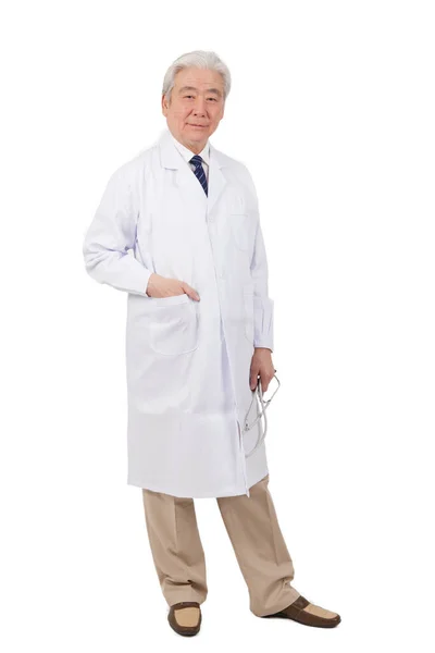 나이든 의사의 — 스톡 사진