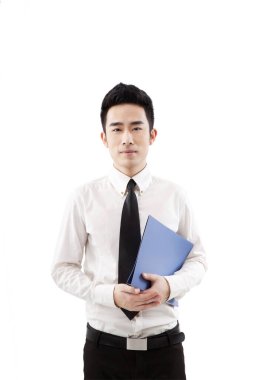 İş adamları ve klasörler