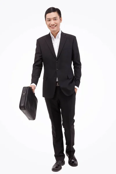 Business Man Happy Work — Stock Photo, Image