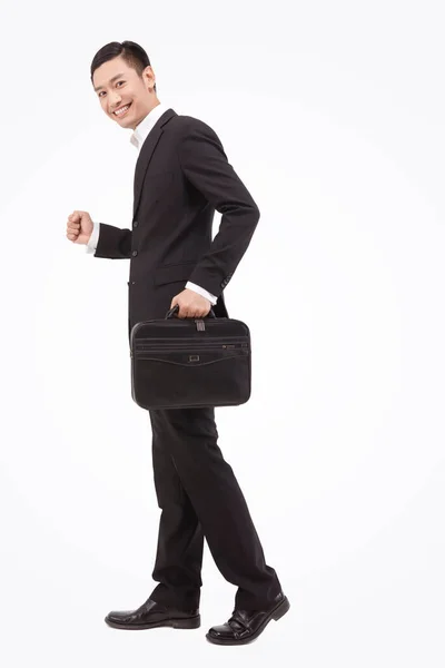 Business Man Happy Work — Stock Photo, Image