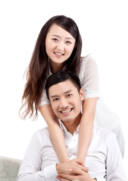 Oriental Mode Jeune Couple — Photo