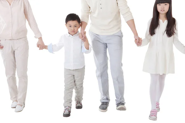 Happy Family Four — Stock Photo, Image