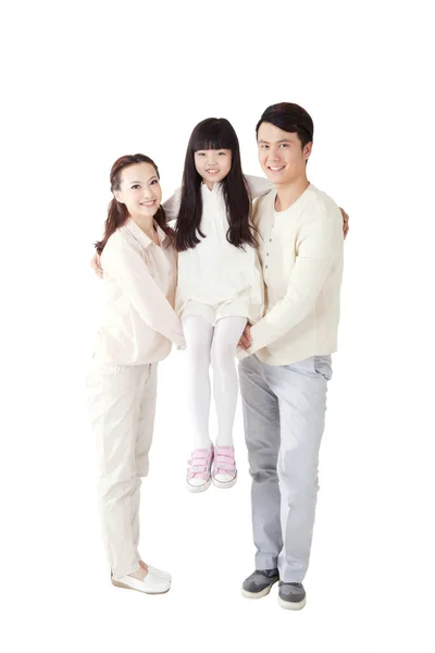 Família Oriental Três — Fotografia de Stock