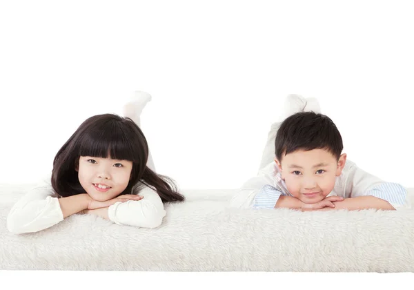 Brother Sister Oriental Family — Stock Photo, Image