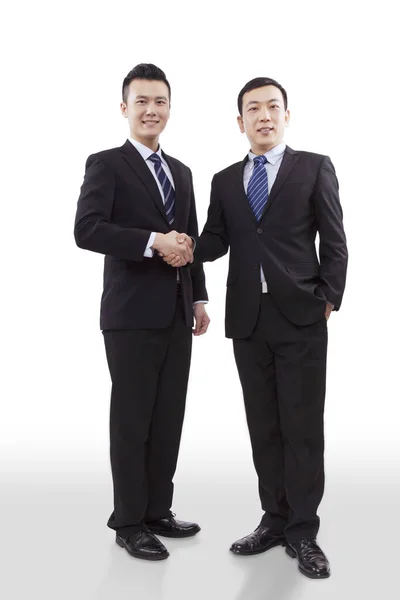 Oriental Business Men Shaking Hands — Stock Photo, Image