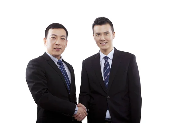 Oriental Business Men Shaking Hands — Stock Photo, Image