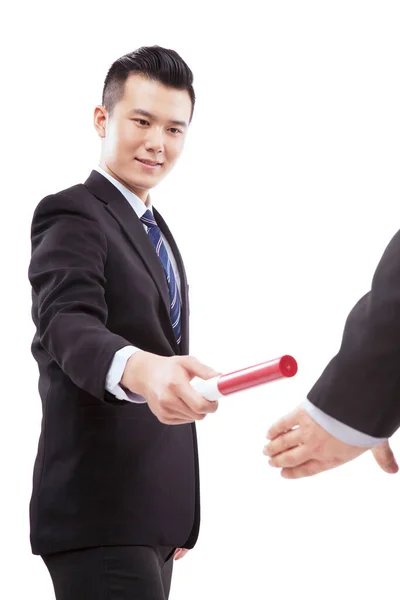 Business People Passing Baton — Stock Photo, Image