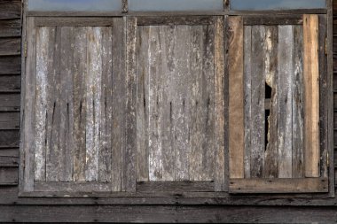 Grunge ve penceresinin arka plan üzerinde kirli ahşap .