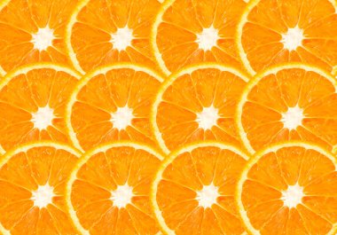 portakal dilim meyve renk arka plan üzerinde yukarıdan .