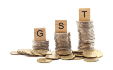 Mal ve hizmet vergisi kelime yığını sikkelerinde izole .