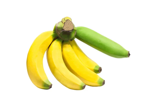 孤立在白色背景上的新鲜香蕉 — 图库照片
