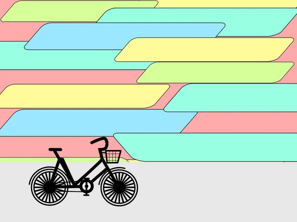 กรยานในเม องท นหล เวกเตอร ภาพประกอบ — ภาพเวกเตอร์สต็อก