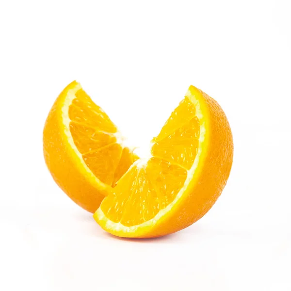 Fruits Orange Sur Fond Blanc Isolat — Photo
