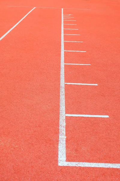 white line on sport floor in stadium.