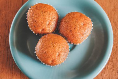 Ekmek taze muz yapılan kek sıcak fırın, ev yemekleri.