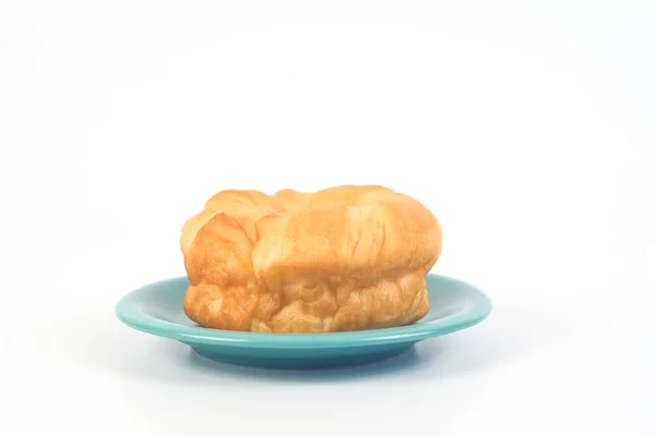 Estilo de pão de manteiga japonês no fundo branco . — Fotografia de Stock