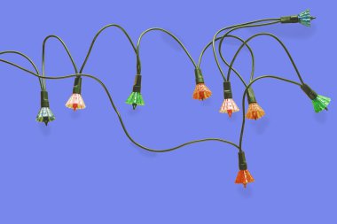 dekorasyon ve renk arka plan üzerinde parlayan ışıklar.