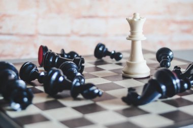 fikirler ve iş stratejisi için satranç tahtası oyunu, iş plann