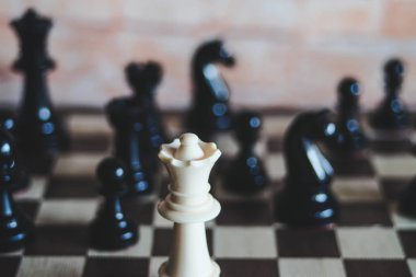 fikirler ve iş stratejisi için satranç tahtası oyunu, iş plann