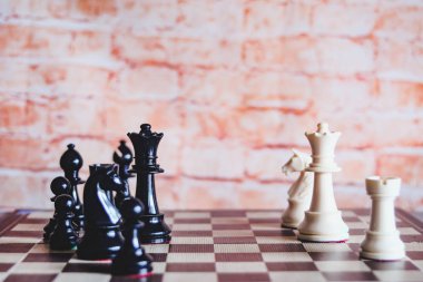 fikirler ve iş stratejisi için satranç tahtası oyunu, iş plann