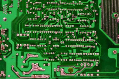 Devre kartı. Elektronik bilgisayar donanım teknolojisi. Motherbo