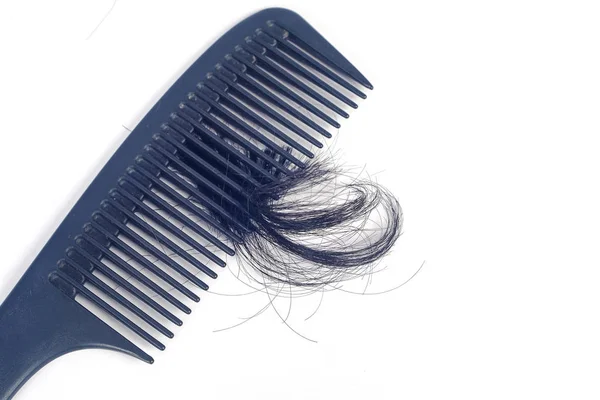 Peine para el problema de pérdida de cabello de presentación  . — Foto de Stock