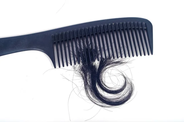 Pettine per la presentazione problema di perdita dei capelli  . — Foto Stock
