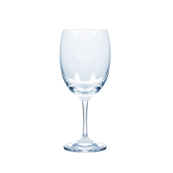 Склянка води ізольована на білому фоні . — стокове фото